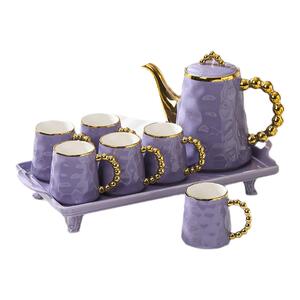 北欧轻奢陶瓷水杯茶杯茶具套装家用待客杯子结婚乔迁新居礼品水具