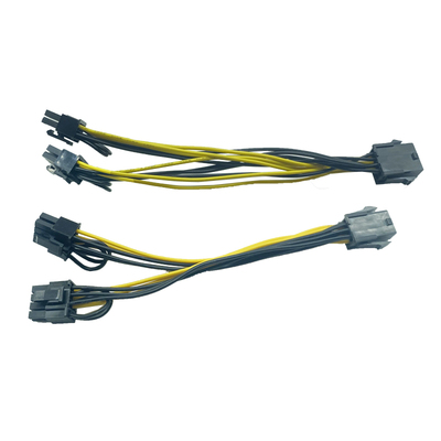 6pin转双显卡供电线一分1800w