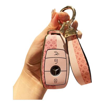 适用奔驰c260l钥匙套c级a级b级e300壳GLCGLE350扣S级glb220女士包