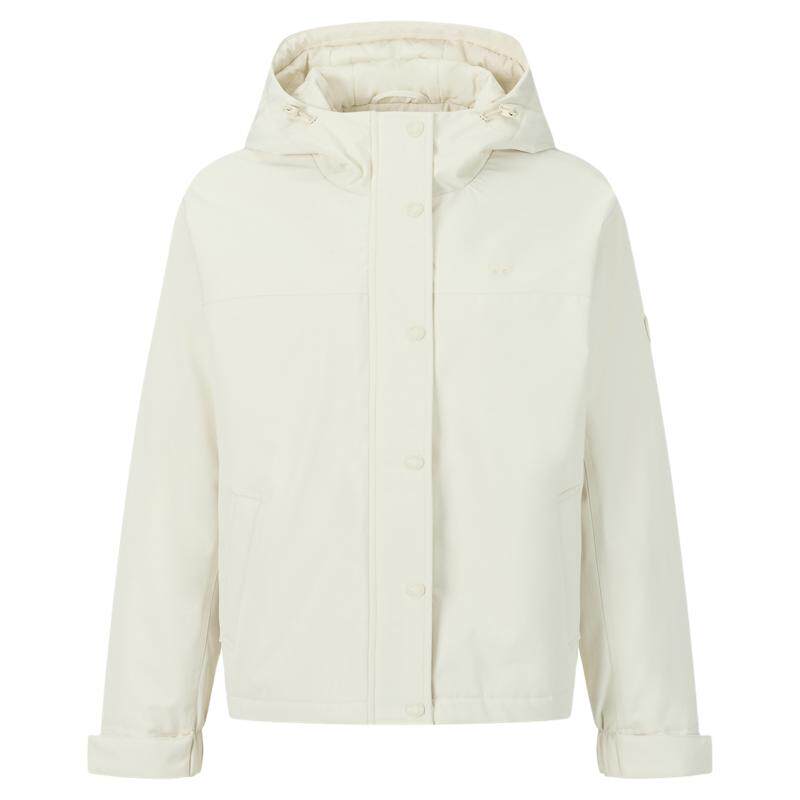 GOLDEN BEAR/金熊女装26秋冬新品女式简约休闲连帽短款保暖棉服