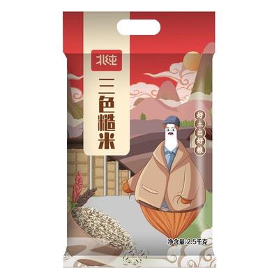 北纯三色糙米饭五谷杂粮代餐
