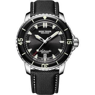 瑞夫泰格手表男机械表强夜光潜水军表男士手表正品十大品牌男表