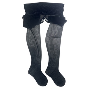 新品0.01超薄丝滑网纱腰口无缝丝袜女深裆无痕连裤袜性感免脱黑丝