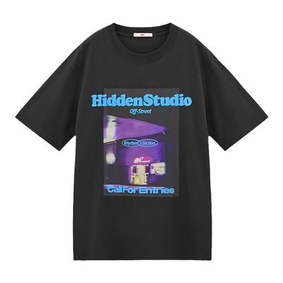 sly未来感印花休闲风短袖T恤