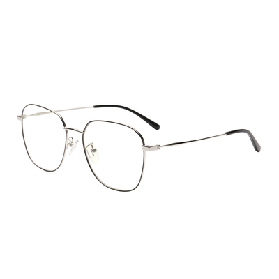 OYEA全框圆脸钛镜腿防蓝光眼镜