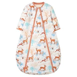 ibaby恒温婴儿睡袋U型纱布儿童防踢被子宝宝睡衣四季通TK