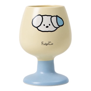 OCE酸糖家族高脚杯陶瓷可爱男女生女友情侣闺蜜儿童生日礼物