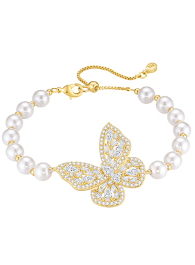 EAUFLORA炽光月光蝴蝶轻奢手链