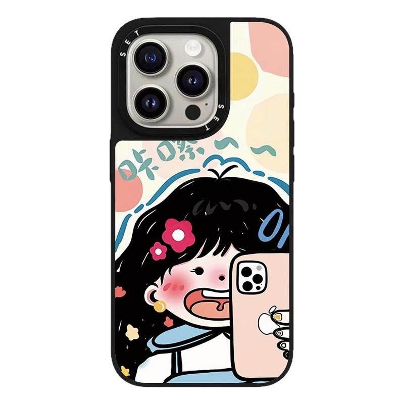 CASETiFiY联名搞怪自拍女孩适用苹果iPhone17promax/16pro/15Plus手机壳14磁吸13可爱12卡通华强北平替潮壳女