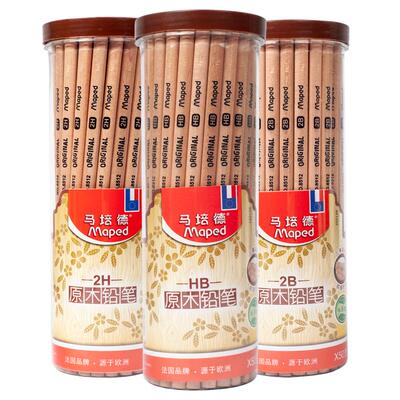 法国三角50支原木铅笔马培德