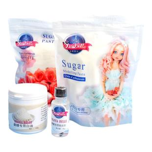 仙妮贝儿翻糖膏干佩斯防水防潮花卉人偶翻糖原料翻糖蛋糕糖牌白油