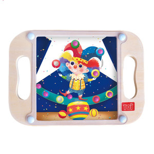 TOi儿童迷宫走珠玩具宝宝益智早教木质掌上滚珠游戏2-8岁男孩女孩