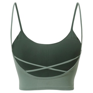 吊带运动内衣女防震减震防下垂美背瑜伽背心外穿带胸垫健身服文胸