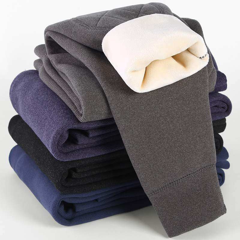 男童保暖裤加绒加厚儿童秋裤中大童高腰棉裤宝宝内穿打底绒裤秋冬