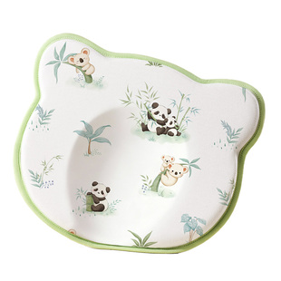 婴儿定型枕头0到6个月宝宝四季专用新生儿纠正头型防偏头硅胶枕头