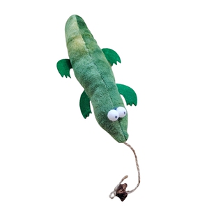 逗猫玩具卡通虫瘿果毛绒小鳄鱼内含猫薄荷猫咪自嗨搂抱解闷58包邮