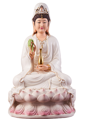 面相极好德化陶瓷观音高端珍藏版