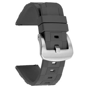 沐时不沾尘氟橡胶代用华为GT2卡西欧米茄精工5号万国手表带加厚男