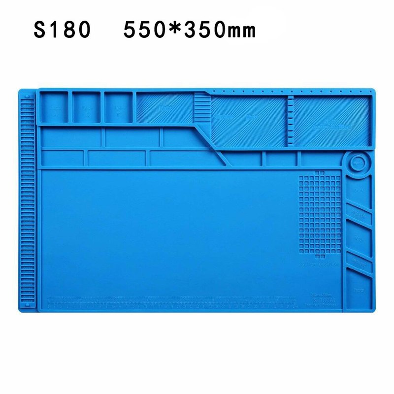 S-180硅胶垫手机电脑维修台磁性隔热垫电焊台硅胶无异味通用型
