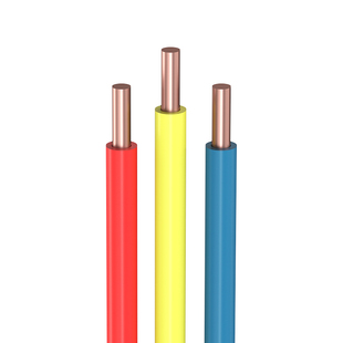 江南国标ZR-BV铜芯单股线1.5 4 6 10平方BVR家装软电缆线阻燃地线