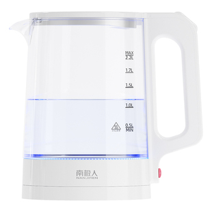 南极人玻璃热水壶保温一体全自动断电热烧水壶家用泡茶透明开水壶