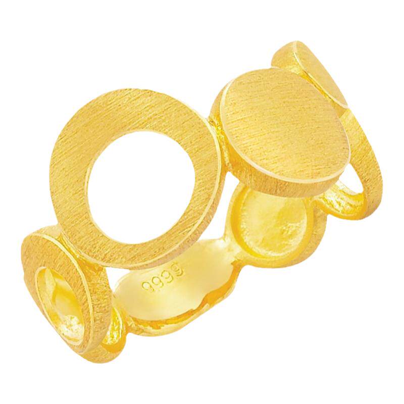 justgold镇金店黄金戒指
