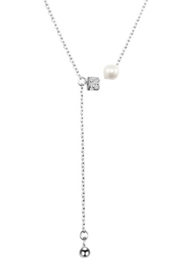 s925纯银流苏小蛮腰项链女2021年新款小众设计百搭夏季简约锁骨链