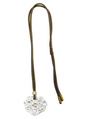 燕归桃梦雨国风新中式足银项链