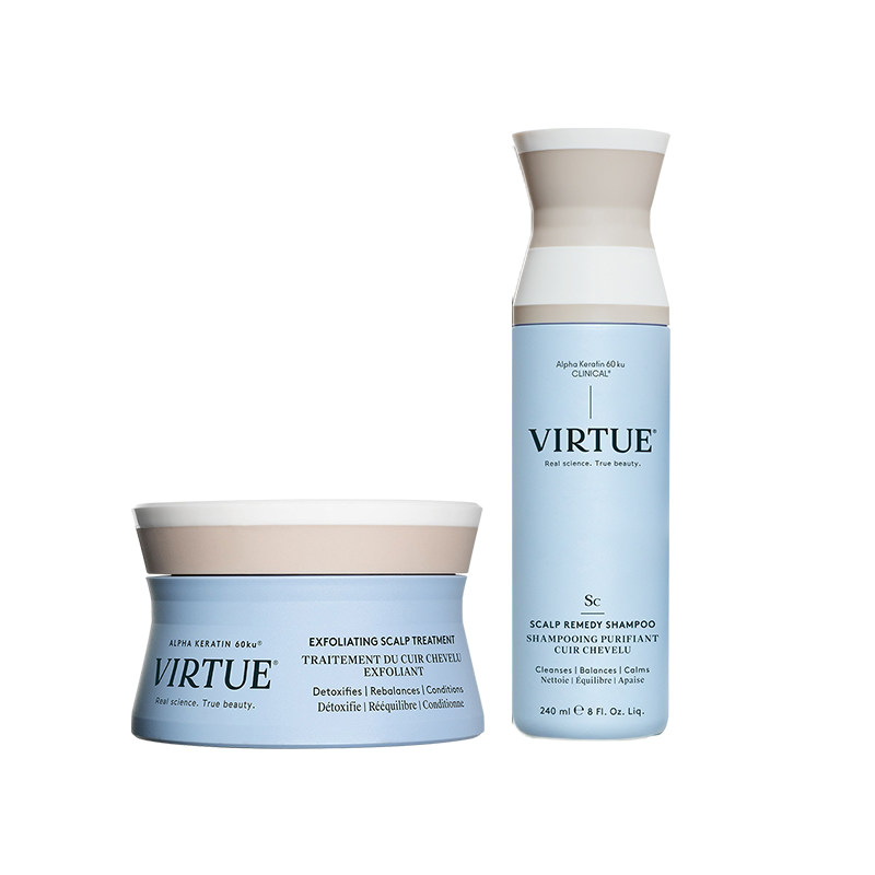 VIRTUE头皮调理洗发水+磨头皮磨砂膏