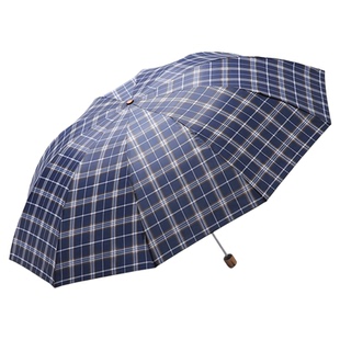 天堂伞新款格子伞男女超大雨伞折叠家用大号双人抗风遮加大太阳伞