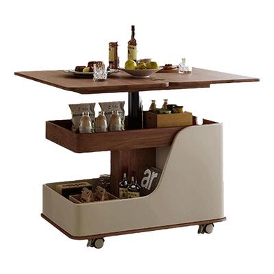 森活岛实木小户型客厅沙发边几