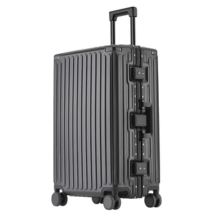 花花公子新款行李箱男29大容量拉杆箱女26铝框款24密码20寸登机箱