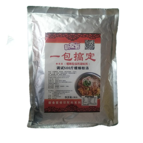 新食客一包搞定螺蛳粉汤料配料螺丝粉调味料粉店连锁店用1000克