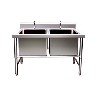 商用不锈钢解冻池大容量单双槽加深加厚洗碗池洗菜池浸泡池厨房