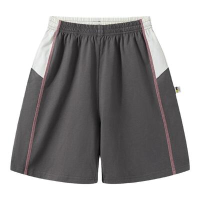 mipo儿童针织短裤男童女童夏装裤子户外运动休闲裤百搭