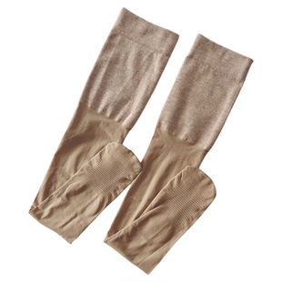 加大码护膝丝袜女天鹅绒加厚长筒过膝袜硅胶防滑半截高筒袜套保暖