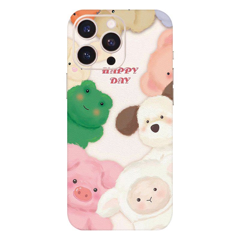 3M素皮iPhone17Pro后膜适用苹果15手机背贴14贴膜13全包边16背膜12后盖贴纸xsmax彩膜