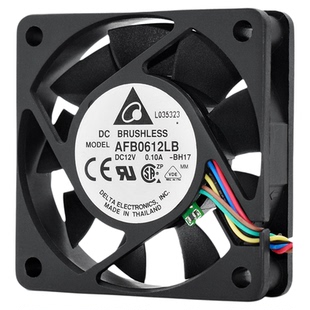 AFB0612LB台达6015静音12V 0.1A服务器机箱cpu电脑PWM散热风扇6CM