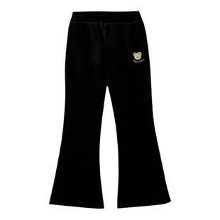 PawinPaw卡通小熊童装25年冬季新款女童女宝宝休闲喇叭裤舒适百搭