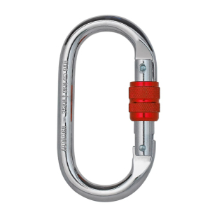 欣达O型丝扣主锁攀岩登山扣高空攀爬安全扣锁扣挂钩户外攀登装备
