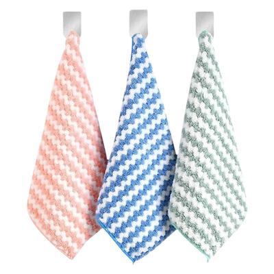 珊瑚绒锁边轻松去油污抹布