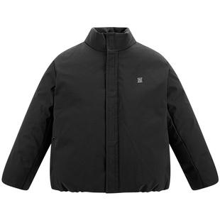 太平鸟男装 防寒羽绒服男短款2025年冬季新款立领面包服保暖外套