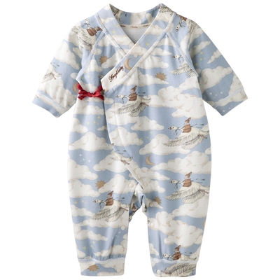 [云端之旅]aqpa爱帕新生婴儿衣服春秋纯棉新款宝宝连体衣外出服萌