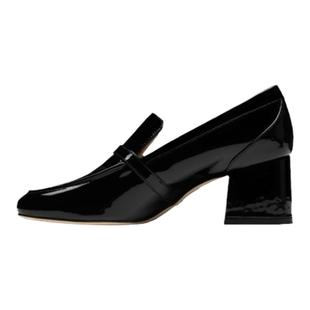 SW CRYSTAL GEO BUCKLE 60 LOAFER 春夏水晶方扣方跟乐福鞋女