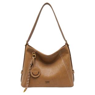 百思图包包2026新款女包托特包玄月包通勤包斜挎包女HOBO包单肩包