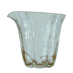 海棠冰晶玻璃公道杯 耐热耐高温分茶器琉璃茶道功夫茶具匀杯配件