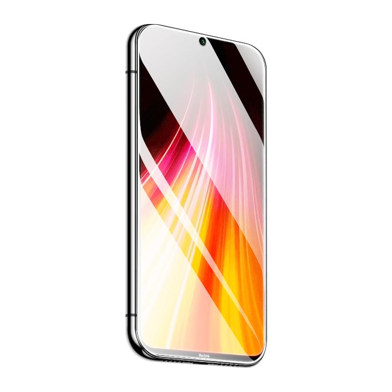 适用红米note8钢化膜高清防爆红米note8pro手机贴膜全屏覆盖por无白边redminote8保护原装小米note8pro全包边