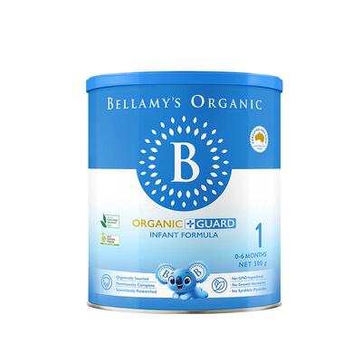 【官方正品】贝拉米有机蓝盾乳铁蛋白婴儿奶粉1段0-6个月300g/罐