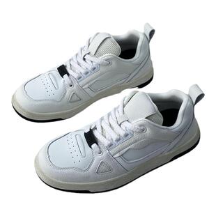 TWTW正品真皮板鞋女设计感小众2025新款百搭休闲透气平底小白鞋潮