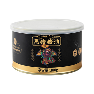 膳博士国潮黑猪猪油300g炒菜拌饭面黑猪油食用新鲜动物油荤油家用
